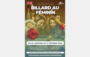 Billard au Féminin